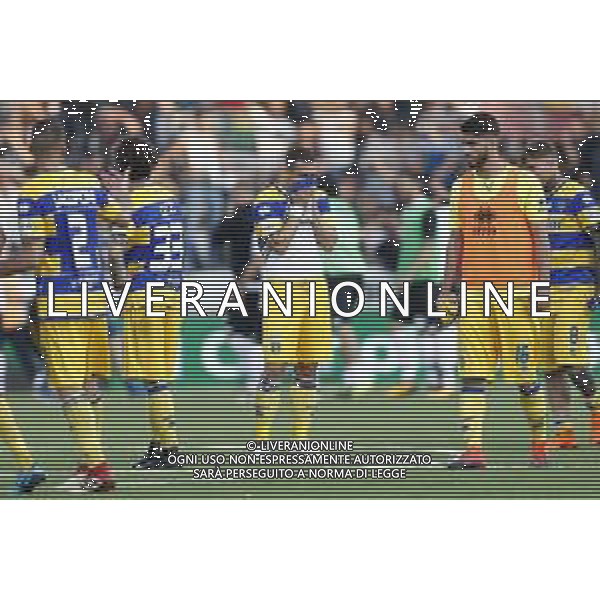 CESENA - PARMA serie B ConTe.it 06/05/2018 nella foto: delusione parma ©Claudio Zamagni/Agenzia Aldo Liverani disappointment Parma during Serie B conTe.it match between Cesena and Parma at Stadio Orogel Dino Manuzzi on May 06, 2018 in Cesena, Italy. photo credit by Claudio Zamagni/Aldo Liverani Photo Agency / AGENZIA ALDO LIVERANI SAS