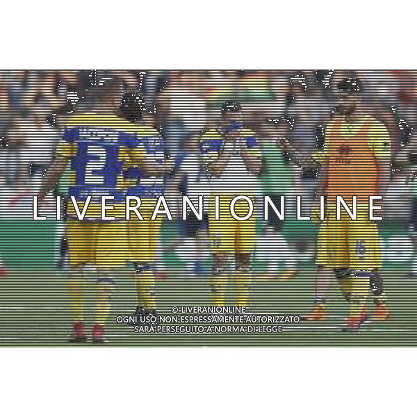 CESENA - PARMA serie B ConTe.it 06/05/2018 nella foto: delusione Parma ©Claudio Zamagni/Agenzia Aldo Liverani disappointment Parma during Serie B conTe.it match between Cesena and Parma at Stadio Orogel Dino Manuzzi on May 06, 2018 in Cesena, Italy. photo credit by Claudio Zamagni/Aldo Liverani Photo Agency / AGENZIA ALDO LIVERANI SAS