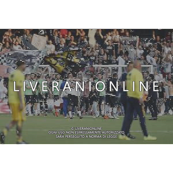 CESENA - PARMA serie B ConTe.it 06/05/2018 nella foto: Esultanza cesena a fine gara ©Claudio Zamagni/Agenzia Aldo Liverani cesena final exultation during Serie B conTe.it match between Cesena and Parma at Stadio Orogel Dino Manuzzi on May 06, 2018 in Cesena, Italy. photo credit by Claudio Zamagni/Aldo Liverani Photo Agency / AGENZIA ALDO LIVERANI SAS