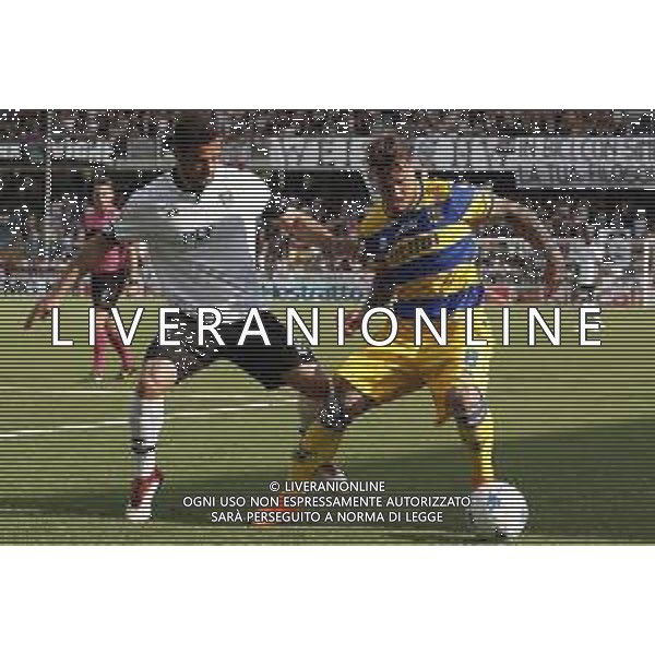 CESENA - PARMA serie B ConTe.it 06/05/2018 nella foto: Ciciretti Amato SCHIAVONE ANDREA ©Claudio Zamagni/Agenzia Aldo Liverani Ciciretti Amato SCHIAVONE ANDREA during Serie B conTe.it match between Cesena and Parma at Stadio Orogel Dino Manuzzi on May 06, 2018 in Cesena, Italy. photo credit by Claudio Zamagni/Aldo Liverani Photo Agency