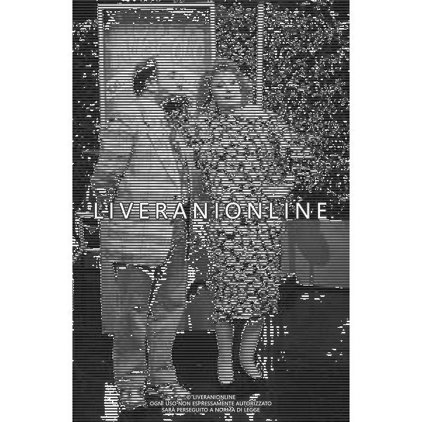 \'DRIVE IN\' programma di varietà\' televisivo 1987 - RETROSPETTIVA nella foto Enrico Beruschi con Margherita Fumero ©ARCHIVIO / AGENZIA ALDO LIVERANI SAS