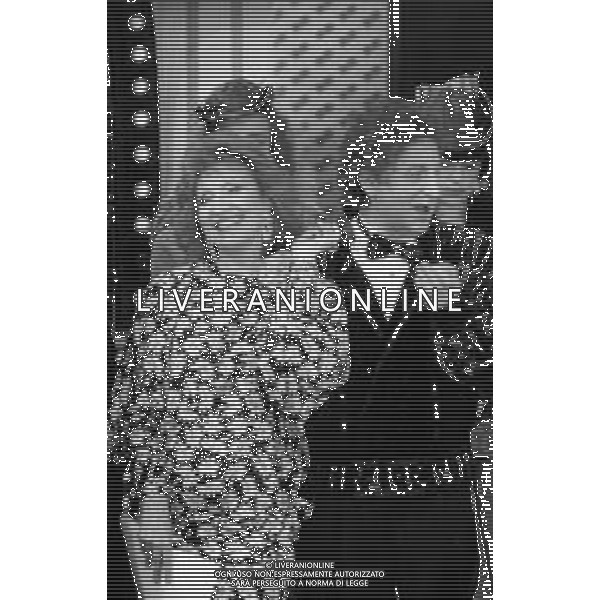 \'DRIVE IN\' programma di varietà\' televisivo 1987 - RETROSPETTIVA nella foto Margherita Fumero con Gianfranco D\'Angelo ©ARCHIVIO / AGENZIA ALDO LIVERANI SAS