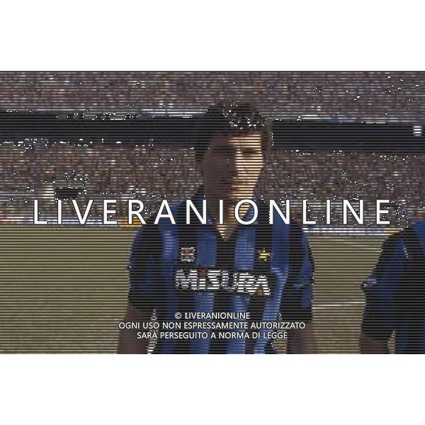 RETROSPETTIVA GIANCARLO PASINATO CALCIATORE NELLA FOTO GIANCARLO PASINATO CON LA MAGLIA DELL\'INTER AG ALDO LIVERANI SAS