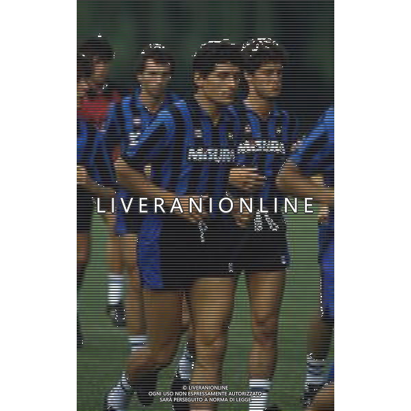 RETROSPETTIVA GIANCARLO PASINATO CALCIATORE NELLA FOTO GIANCARLO PASINATO CON LA MAGLIA DELL\'INTER AG ALDO LIVERANI SAS