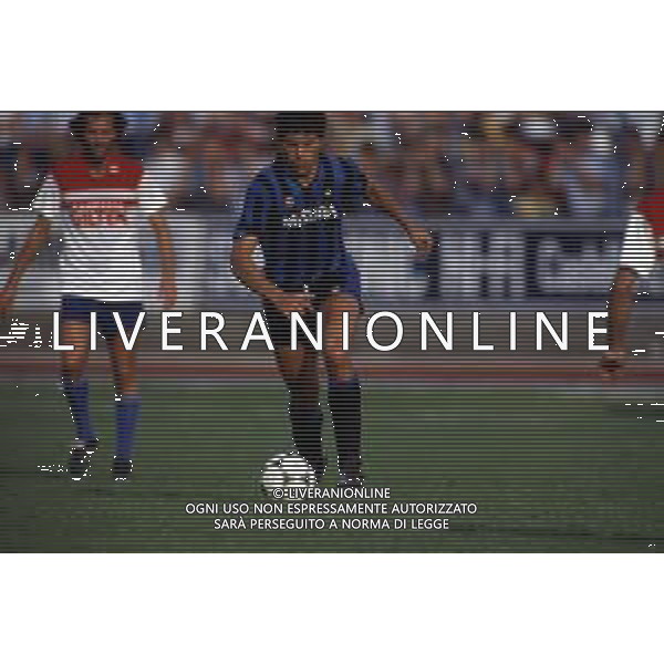 RETROSPETTIVA GIANCARLO PASINATO CALCIATORE NELLA FOTO GIANCARLO PASINATO CON LA MAGLIA DELL\'INTER AG ALDO LIVERANI SAS