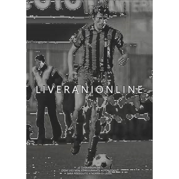 RETROSPETTIVA GIANCARLO PASINATO CALCIATORE NELLA FOTO GIANCARLO PASINATO CON LA MAGLIA DELL\'INTER AG ALDO LIVERANI SAS