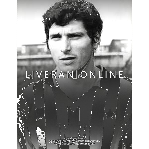 RETROSPETTIVA GIANCARLO PASINATO CALCIATORE NELLA FOTO GIANCARLO PASINATO CON LA MAGLIA DELL\'INTER AG ALDO LIVERANI SAS