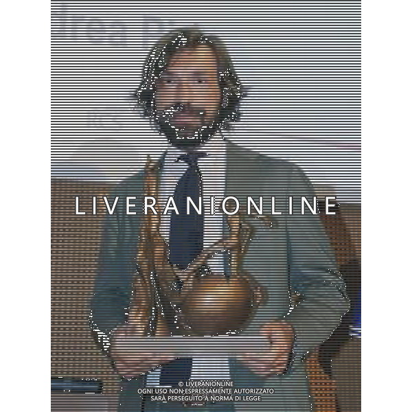 Candido Day - XII Premio Internazionale "Il bello del calcio" Milano - 08.05.2018 Nella Foto:Andrea Pirlo premiato /Ph.Vitez-Ag. Aldo Liverani