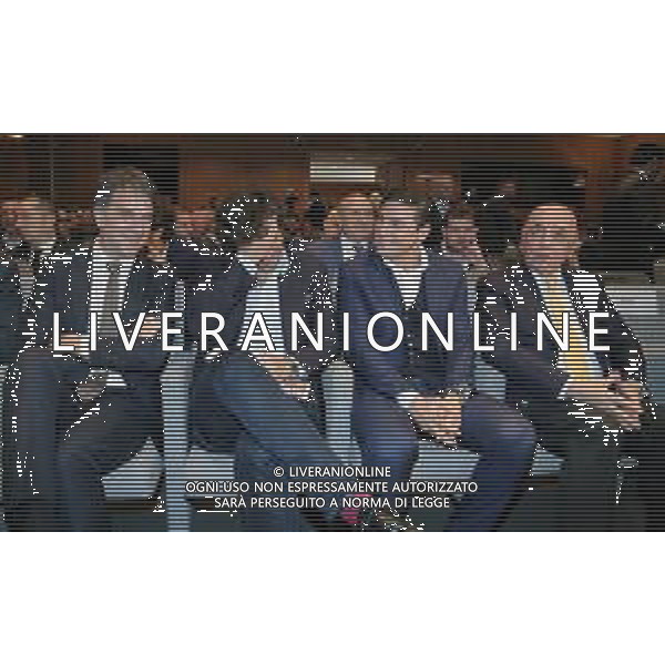 Candido Day - XII Premio Internazionale "Il bello del calcio" Milano - 08.05.2018 Nella Foto:Demetrio Albertini Javier Zanetti Adriano Galliani e Michele Uva /Ph.Vitez-Ag. Aldo Liverani