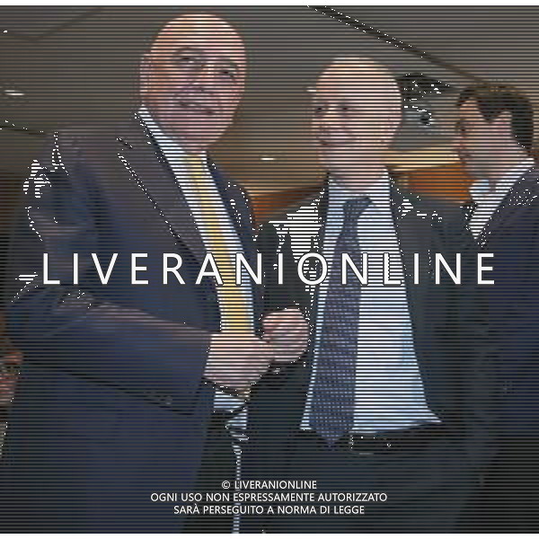 Candido Day - XII Premio Internazionale "Il bello del calcio" Milano - 08.05.2018 Nella Foto:Adriano Galliani e Luciano Fontana /Ph.Vitez-Ag. Aldo Liverani