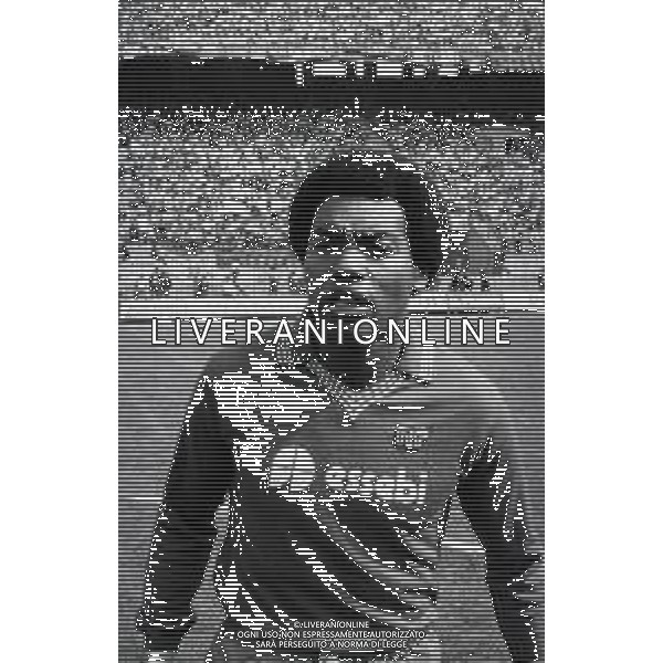 RETROSPETTIVA GERONIMO BARBADILLO CALCIATORE NELLA FOTO GERONIMO BARBADILLO CON LA MAGLIA DELL\'AVELLINO AG ALDO LIVERANI SAS