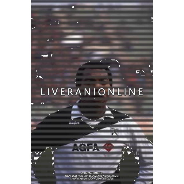 RETROSPETTIVA GERONIMO BARBADILLO CALCIATORE NELLA FOTO GERONIMO BARBADILLO CON LA MAGLIA DELL\'UDINESE AG ALDO LIVERANI SAS