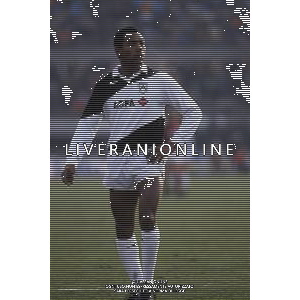 RETROSPETTIVA GERONIMO BARBADILLO CALCIATORE NELLA FOTO GERONIMO BARBADILLO CON LA MAGLIA DELL\'UDINESE AG ALDO LIVERANI SAS