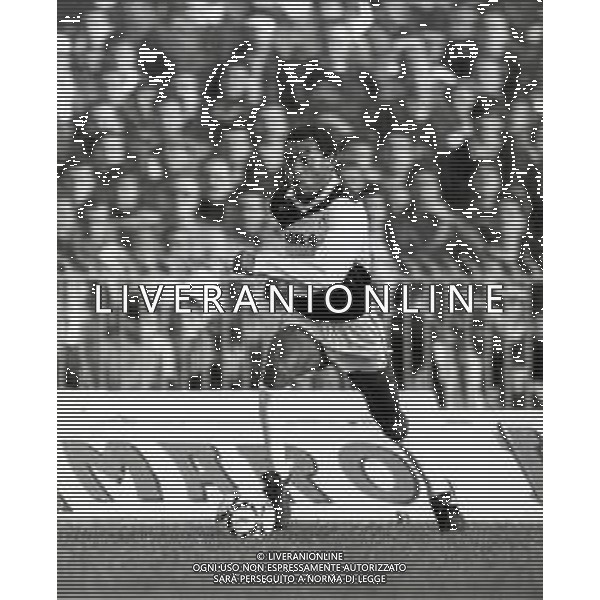 RETROSPETTIVA GERONIMO BARBADILLO CALCIATORE NELLA FOTO GERONIMO BARBADILLO CON LA MAGLIA DELL\'UDINESE AG ALDO LIVERANI SAS
