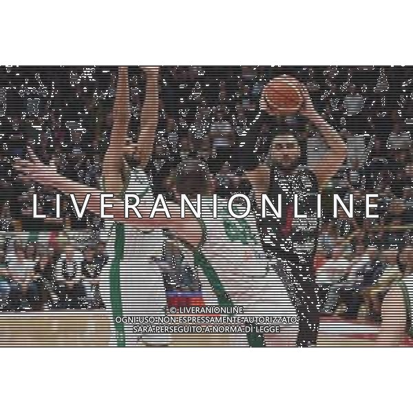 Segafredo Virtus BOLOGNA - Sidigas AVELLINO, 29ma giornata Campionato di Basket serie A1 06.05.2018 NELLA FOTO Pietro Aradori e Kyrylo Fesenko ©OPTIMAFOTO / AGENZIA ALDO LIVERANI SAS