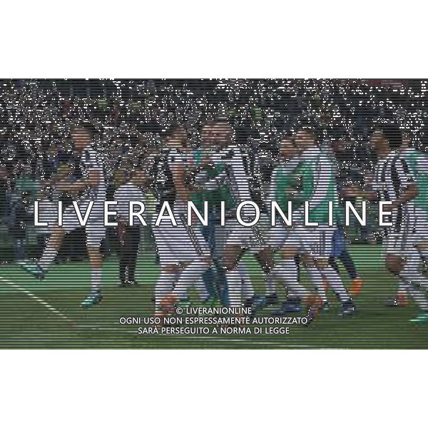 Coppa Italia TIM Cup 2017/2018 Finale Roma - 09.05.2018 Juventus-Milan Nella Foto: esultanza dopo il gol di Medhi Benatia festeggiato dai compagni /Ph.Vitez-Ag. Aldo Liverani