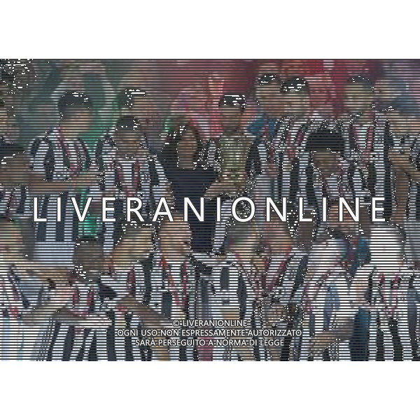 Coppa Italia TIM Cup 2017/2018 Finale Roma - 09.05.2018 Juventus-Milan Nella Foto: esultanza e festeggiamenti a fine gara dei giocatori della juventus per la vittoria - Maria Elisabetta Alberti Casellati consegna la coppa a claudio marchisio /Ph.Vitez-Ag. Aldo Liverani