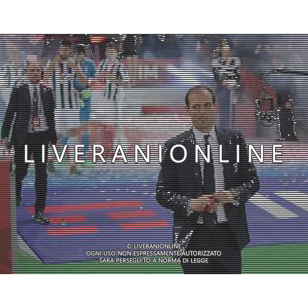 Coppa Italia TIM Cup 2017/2018 Finale Roma - 09.05.2018 Juventus-Milan Nella Foto: esultanza e festeggiamenti a fine gara dei giocatori della juventus per la vittoria - massimiliano allegri /Ph.Vitez-Ag. Aldo Liverani