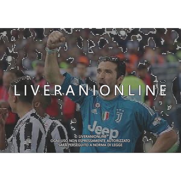Coppa Italia TIM Cup 2017/2018 Finale Roma - 09.05.2018 Juventus-Milan Nella Foto: esultanza e festeggiamenti a fine gara dei giocatori della juventus per la vittoria - gianluigi buffon /Ph.Vitez-Ag. Aldo Liverani