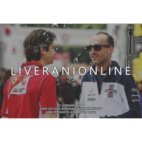 (L to R): Massimo Rivola (ITA) Ferrari Driver Academy Director with Robert Kubica (POL) Williams Reserve and Development Driver. 10.05.2018. Formula 1 World Championship, Rd 5, Spanish Grand Prix, Barcelona, Spain, Preparation Day. / AGENZIA ALDO LIVERANI SAS - ITALY ONLY EDITORIAL USE ONLY - Formula 1 World Championship, Rd 5, F1 Gp Spagna, Barcellona, Preparation Day 10.05.2018.