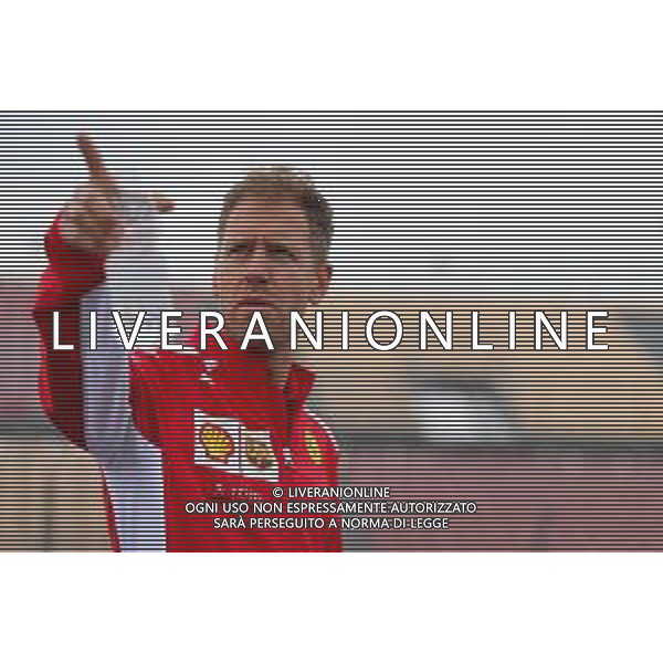 Sebastian Vettel (GER) Scuderia Ferrari 10.05.2018. Formula 1 World Championship, Rd 5, Spanish Grand Prix, Barcelona, Spain, Preparation Day. / AGENZIA ALDO LIVERANI SAS - ITALY ONLY EDITORIAL USE ONLY - Formula 1 World Championship, Rd 5, F1 Gp Spagna, Barcellona, Preparation Day 10.05.2018.