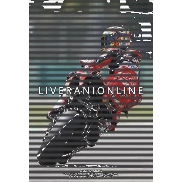 IMOLA - Campionato Mondiale Superbike 11/05/2018 nella foto: Chaz Davies (Ducati Panigale R) ©Claudio Zamagni/Agenzia Aldo Liverani Chaz Davies (Ducati Panigale R) during Superbike World Championship PATA SNACK Italian Round at Enzo and Dino Ferrari Circuiti in Imola May 11. 2018 Photo credit by Claudio Zamagni/Aldo Liverani Photo Agency / AGENZIA ALDO LIVERANI SAS
