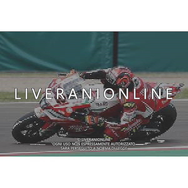 IMOLA - Campionato Mondiale Superbike 11/05/2018 nella foto: Lorenzo Savadori (Aprilia RSV RF) ©Claudio Zamagni/Agenzia Aldo Liverani Lorenzo Savadori (Aprilia RSV RF) during Superbike World Championship PATA SNACK Italian Round at Enzo and Dino Ferrari Circuiti in Imola May 11. 2018 Photo credit by Claudio Zamagni/Aldo Liverani Photo Agency / AGENZIA ALDO LIVERANI SAS