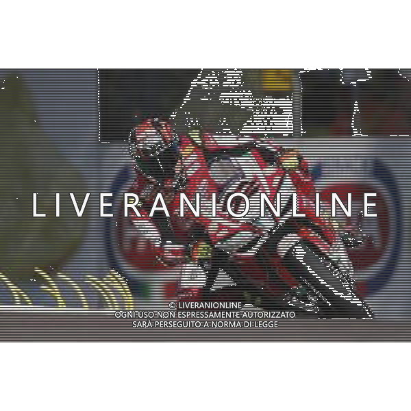 IMOLA - Campionato Mondiale Superbike 11/05/2018 nella foto: Lorenzo Savadori (Aprilia RSV RF) ©Claudio Zamagni/Agenzia Aldo Liverani Lorenzo Savadori (Aprilia RSV RF) during Superbike World Championship PATA SNACK Italian Round at Enzo and dino Ferrari Circuiti in Imola May 11. 2018 in Misano Adriatico Photo credit by Claudio Zamagni/Aldo Liverani Photo Agency / AGENZIA ALDO LIVERANI SAS