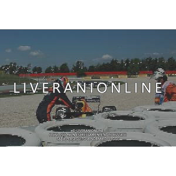 Daniel Ricciardo (AUS) Red Bull Racing RB14 crashes in the first practice session. 11.05.2018. Formula 1 World Championship, Rd 5, Spanish Grand Prix, Barcelona, Spain, Practice Day. - www.xpbimages.com, EMail: requests@xpbimages.com - copy of publication required for printed pictures. Every used picture is fee-liable. © Copyright: Photo4 / XPB Images / AGENZIA ALDO LIVERANI SAS - ITALY ONLY EDITORIAL USE ONLY - Formula 1 World Championship, F1 Gp Spagna Prove Libere Barcellona 11.05.2018