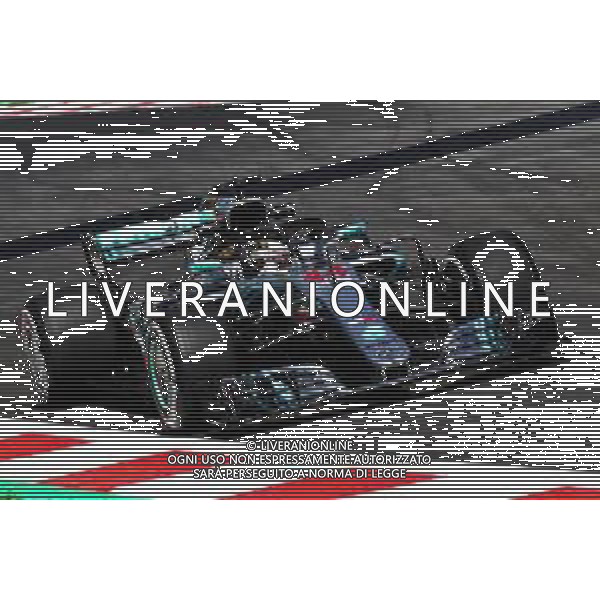 Lewis Hamilton (GBR) Mercedes AMG F1 W09. 11.05.2018. Formula 1 World Championship, Rd 5, Spanish Grand Prix, Barcelona, Spain, Practice Day. / AGENZIA ALDO LIVERANI SAS - ITALY ONLY EDITORIAL USE ONLY - Formula 1 World Championship, F1 Gp Spagna Prove Libere Barcellona 11.05.2018