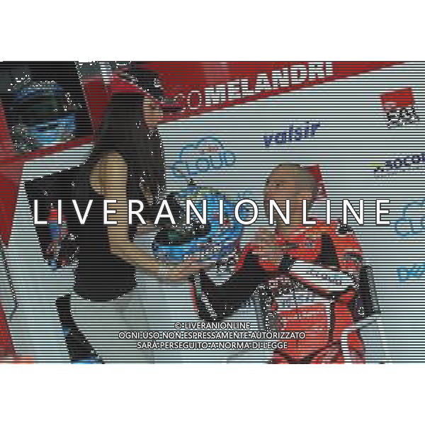 11-05-2018 IMOLA-marco melandri e moglie manuela raffaet‡ ai box del autodromo di imola superbike 2018 FOTO GIANNI SANNA-AG ALDO LIVERANI SAS