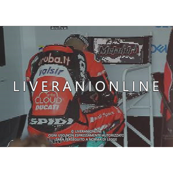11-05-2018 IMOLA-Marco Melandri ai box al autodromo di imola superbike 2018 FOTO GIANNI SANNA-AG ALDO LIVERANI SAS