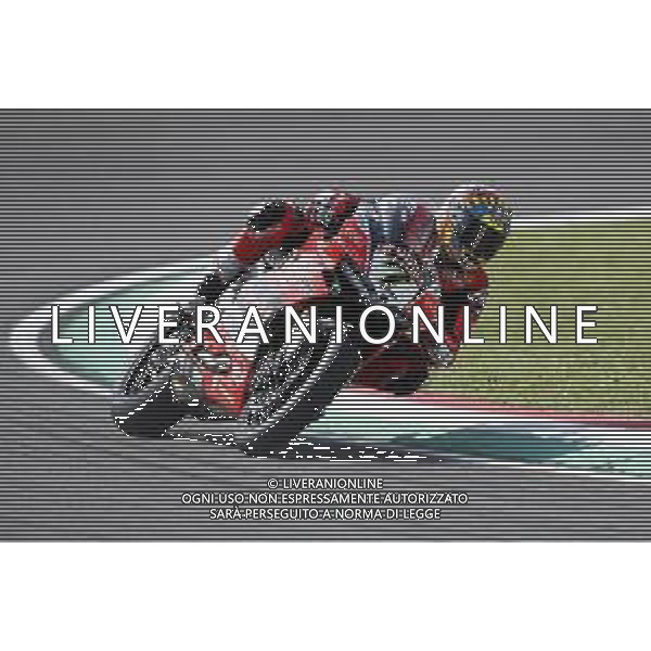 IMOLA - Campionato Mondiale Superbike 11/05/2018 nella foto: Chaz Davies (Ducati Panigale R) ©Claudio Zamagni/Agenzia Aldo Liverani Chaz Davies (Ducati Panigale R) during Superbike World Championship PATA SNACK Italian Round at Enzo and Dino Ferrari Circuiti in Imola May 11. 2018 Photo credit by Claudio Zamagni/Aldo Liverani Photo Agency / AGENZIA ALDO LIVERANI SAS