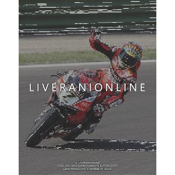 IMOLA - Campionato Mondiale Superbike 11/05/2018 nella foto: Chaz Davies (Ducati Panigale R) ©Claudio Zamagni/Agenzia Aldo Liverani Chaz Davies (Ducati Panigale R) during Superbike World Championship PATA SNACK Italian Round at Enzo and Dino Ferrari Circuiti in Imola May 11. 2018 Photo credit by Claudio Zamagni/Aldo Liverani Photo Agency / AGENZIA ALDO LIVERANI SAS