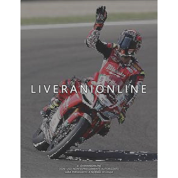IMOLA - Campionato Mondiale Superbike 11/05/2018 nella foto: Lorenzo Savadori (Aprilia RSV RF) ©Claudio Zamagni/Agenzia Aldo Liverani Lorenzo Savadori (Aprilia RSV RF) during Superbike World Championship PATA SNACK Italian Round at Enzo and Dino Ferrari Circuiti in Imola May 11. 2018 Photo credit by Claudio Zamagni/Aldo Liverani Photo Agency / AGENZIA ALDO LIVERANI SAS