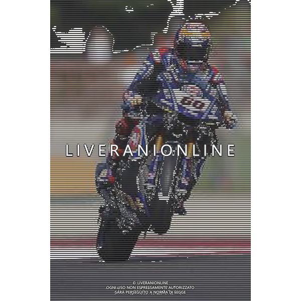 IMOLA - Campionato Mondiale Superbike 12/05/2018 nella foto: Michael Van Der Mark (Yamaha YZF R1) ©Claudio Zamagni/Agenzia Aldo Liverani Michael Van Der Mark (Yamaha YZF R1) during Superbike World Championship PATA SNACK Italian Round at Enzo and Dino Ferrari Circuiti in Imola May 12. 2018 Photo credit by Claudio Zamagni/Aldo Liverani Photo Agency