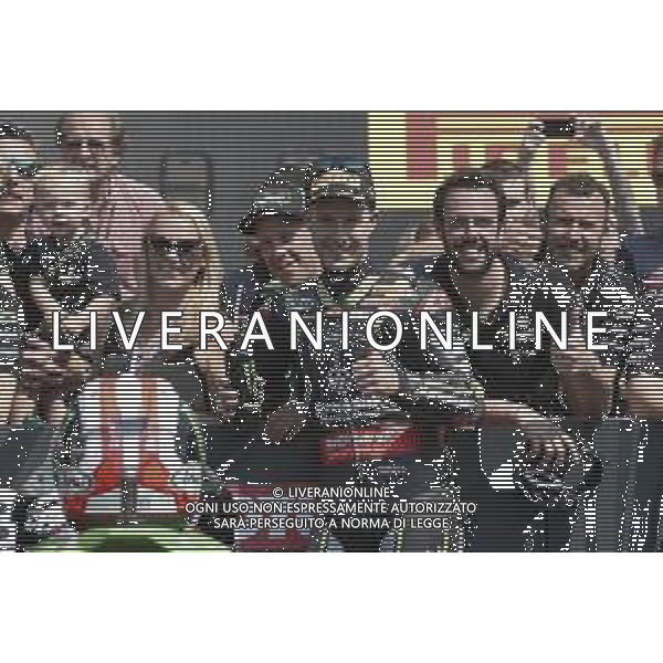 IMOLA - Campionato Mondiale Superbike 12/05/2018 nella foto: Jonathan Rea (Kawasaki ZX-10RR) ©Claudio Zamagni/Agenzia Aldo Liverani Jonathan Rea (Kawasaki ZX-10RR) during Superbike World Championship PATA SNACK Italian Round at Enzo and Dino Ferrari Circuiti in Imola May 12. 2018 Photo credit by Claudio Zamagni/Aldo Liverani Photo Agency