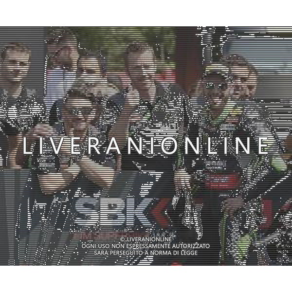 IMOLA - Campionato Mondiale Superbike 12/05/2018 nella foto: Tom Sykes (Kawasaki ZX-10RR) ©Claudio Zamagni/Agenzia Aldo Liverani Tom Sykes (Kawasaki ZX-10RR) during Superbike World Championship PATA SNACK Italian Round at Enzo and Dino Ferrari Circuiti in Imola May 12. 2018 Photo credit by Claudio Zamagni/Aldo Liverani Photo Agency