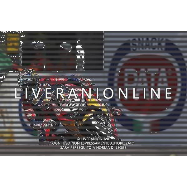 IMOLA - Campionato Mondiale Superbike 11/05/2018 nella foto: Leon Camier (Honda CBR 1000RR) ©Claudio Zamagni/Agenzia Aldo Liverani Leon Camier (Honda CBR 1000RR) during Superbike World Championship PATA SNACK Italian Round at Enzo and Dino Ferrari Circuiti in Imola May 11. 2018 Photo credit by Claudio Zamagni/Aldo Liverani Photo Agency