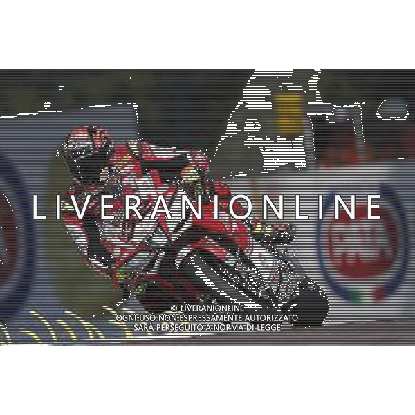 IMOLA - Campionato Mondiale Superbike 11/05/2018 nella foto: Lorenzo Savadori (Aprilia RSV RF) ©Claudio Zamagni/Agenzia Aldo Liverani Lorenzo Savadori (Aprilia RSV RF) during Superbike World Championship PATA SNACK Italian Round at Enzo and Dino Ferrari Circuiti in Imola May 11. 2018 Photo credit by Claudio Zamagni/Aldo Liverani Photo Agency