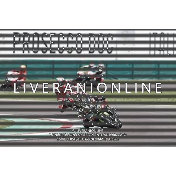 IMOLA - Campionato Mondiale Superbike 12/05/2018 nella foto: Jonathan Rea (Kawasaki ZX-10RR) ©Claudio Zamagni/Agenzia Aldo Liverani Jonathan Rea (Kawasaki ZX-10RR) during Superbike World Championship PATA SNACK Italian Round at Enzo and Dino Ferrari Circuiti in Imola May 12. 2018 Photo credit by Claudio Zamagni/Aldo Liverani Photo Agency / AGENZIA ALDO LIVERANI SAS - Campionato Mondiale Superbike GARA 1 IMOLA 12.05.2018