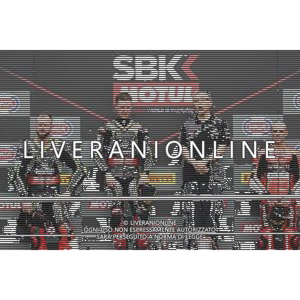 IMOLA - Campionato Mondiale Superbike 12/05/2018 nella foto: Jonathan Rea (Kawasaki ZX-10RR) Tom Sykes (Kawasaki ZX-10RR) Marco Melandri (Ducati Panigale R) ©Claudio Zamagni/Agenzia Aldo Liverani Jonathan Rea (Kawasaki ZX-10RR) Tom Sykes (Kawasaki ZX-10RR) Marco Melandri (Ducati Panigale R) during Superbike World Championship PATA SNACK Italian Round at Enzo and Dino Ferrari Circuiti in Imola May 12. 2018 Photo credit by Claudio Zamagni/Aldo Liverani Photo Agency / AGENZIA ALDO LIVERANI SAS - Campionato Mondiale Superbike GARA 1 IMOLA 12.05.2018