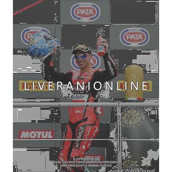 IMOLA - Campionato Mondiale Superbike 12/05/2018 nella foto: Marco Melandri (Ducati Panigale R) ©Claudio Zamagni/Agenzia Aldo Liverani Marco Melandri (Ducati Panigale R) during Superbike World Championship PATA SNACK Italian Round at Enzo and Dino Ferrari Circuiti in Imola May 12. 2018 Photo credit by Claudio Zamagni/Aldo Liverani Photo Agency / AGENZIA ALDO LIVERANI SAS - Campionato Mondiale Superbike GARA 1 IMOLA 12.05.2018