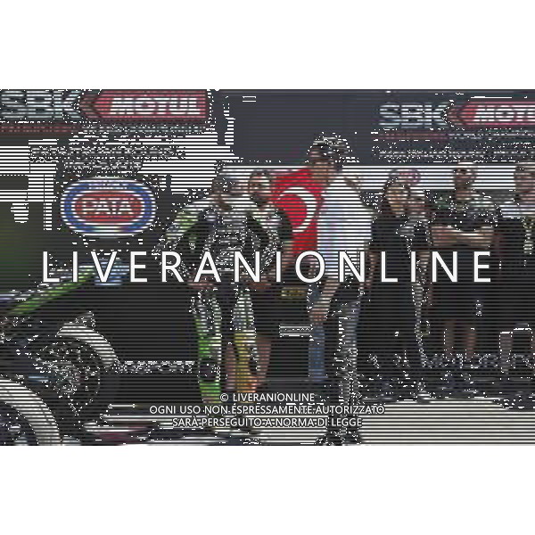 IMOLA - Campionato Mondiale Superbike 13/05/2018 nella foto: Kenan Sofuoglu lasci il mondo delle corse ©Claudio Zamagni/Agenzia Aldo Liverani Kenan Sofuoglu say bye at motor sport during Superbike World Championship PATA SNACK Italian Round at Enzo and Dino Ferrari Circuiti in Imola May 13. 2018 Photo credit by Claudio Zamagni/Aldo Liverani Photo Agency / AGENZIA ALDO LIVERANI SAS
