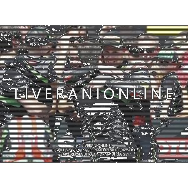 IMOLA - Campionato Mondiale Superbike 13/05/2018 nella foto: Jonathan Rea (Kawasaki ZX-10RR) ©Claudio Zamagni/Agenzia Aldo Liverani Jonathan Rea (Kawasaki ZX-10RR) during Superbike World Championship PATA SNACK Italian Round at Enzo and Dino Ferrari Circuiti in Imola May 13. 2018 Photo credit by Claudio Zamagni/Aldo Liverani Photo Agency / AGENZIA ALDO LIVERANI SAS