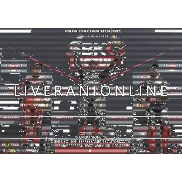 IMOLA - Campionato Mondiale Superbike 13/05/2018 nella foto: Jonathan Rea (Kawasaki ZX-10RR) Chaz Davies (Ducati Panigale R) Tom Sykes (Kawasaki ZX-10RR) ©Claudio Zamagni/Agenzia Aldo Liverani Jonathan Rea (Kawasaki ZX-10RR) Chaz Davies (Ducati Panigale R) Tom Sykes (Kawasaki ZX-10RR) during Superbike World Championship PATA SNACK Italian Round at Enzo and Dino Ferrari Circuiti in Imola May 13. 2018 Photo credit by Claudio Zamagni/Aldo Liverani Photo Agency / AGENZIA ALDO LIVERANI SAS
