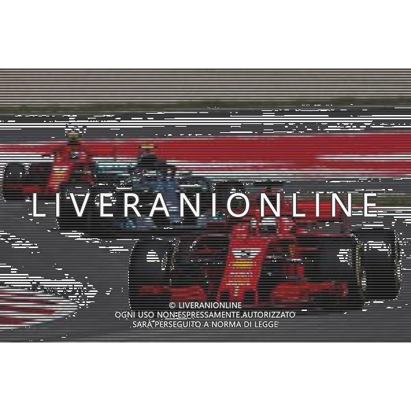 Sebastian Vettel (GER) Ferrari SF71H. 13.05.2018. Formula 1 World Championship, Rd 5, Spanish Grand Prix, Barcelona, Spain, Race Day. / AGENZIA ALDO LIVERANI SAS - ITALY ONLY EDITORIAL USE ONLY - F1 GP SPAGNA GARA BARCELLONA 13.05.2018
