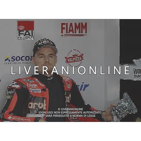 IMOLA - Campionato Mondiale Superbike 13/05/2018 nella foto: Chaz Davies (Ducati Panigale R) ©Claudio Zamagni/Agenzia Aldo Liverani Chaz Davies (Ducati Panigale R) during Superbike World Championship PATA SNACK Italian Round at Enzo and Dino Ferrari Circuiti in Imola May 13. 2018 Photo credit by Claudio Zamagni/Aldo Liverani Photo Agency / AGENZIA ALDO LIVERANI SAS