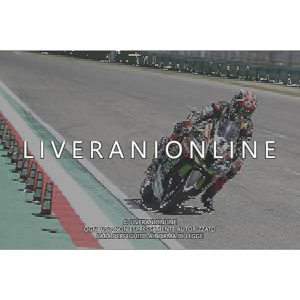 IMOLA - Campionato Mondiale Superbike 13/05/2018 nella foto: Jonathan Rea (Kawasaki ZX-10RR) ©Claudio Zamagni/Agenzia Aldo Liverani Jonathan Rea (Kawasaki ZX-10RR) during Superbike World Championship PATA SNACK Italian Round at Enzo and Dino Ferrari Circuiti in Imola May 13. 2018 Photo credit by Claudio Zamagni/Aldo Liverani Photo Agency / AGENZIA ALDO LIVERANI SAS