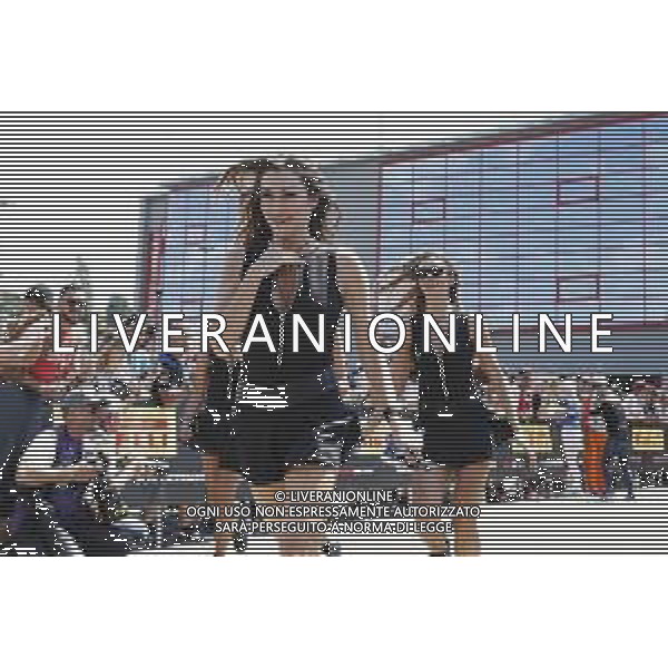 IMOLA - Campionato Mondiale Superbike 13/05/2018 nella foto: Le ombrelline - Hostess ©Claudio Zamagni/Agenzia Aldo Liverani umbrella girls during Superbike World Championship PATA SNACK Italian Round at Enzo and Dino Ferrari Circuiti in Imola May 13. 2018 Photo credit by Claudio Zamagni/Aldo Liverani Photo Agency / AGENZIA ALDO LIVERANI SAS